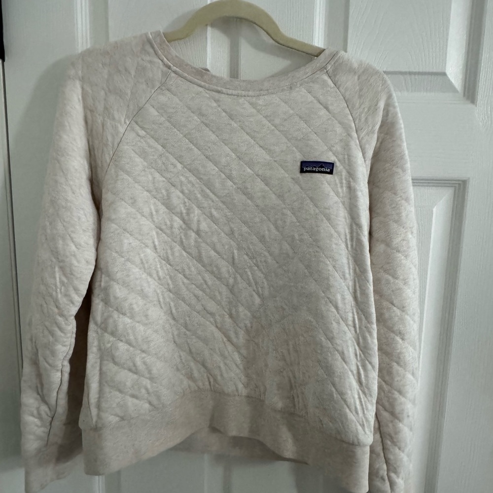 Patagonia Off-White Quilted Pullover